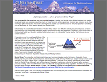 Tablet Screenshot of mentalwings.com